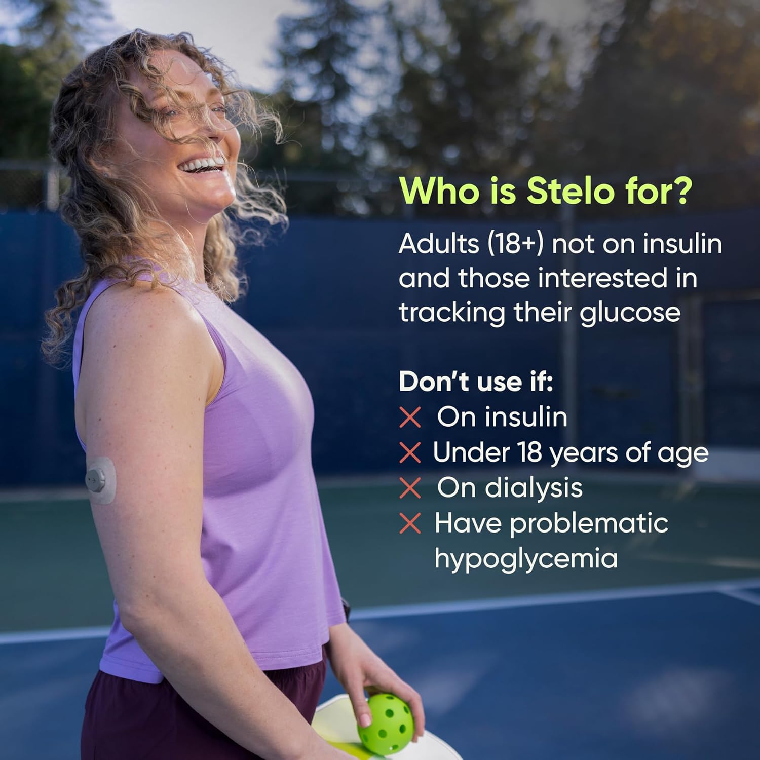 Stelo Glucose Biosensor & App by Dexcom - A Leader in Continuous Glucose Monitoring (CGM). 24/7 Tracking & Personalized Insights to Reveal Patterns. 2-Pack (Up to 15 Days Each). iOS & Android. 2 Biosensors